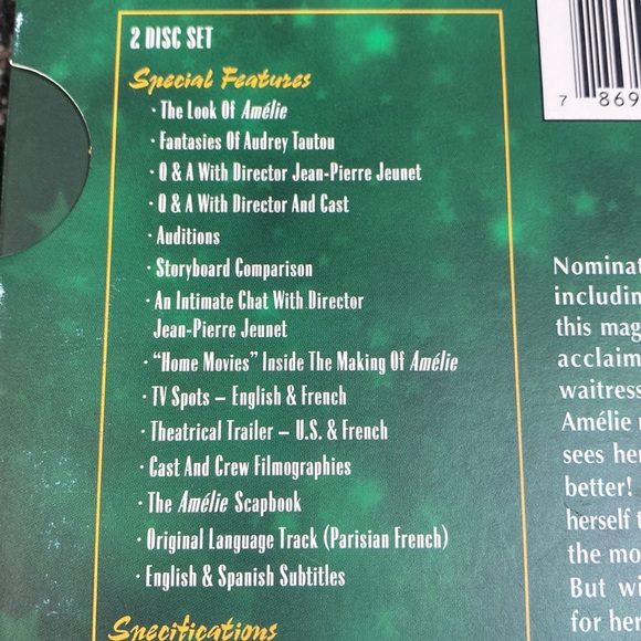 Amelie DVD - Picture 6 of 6